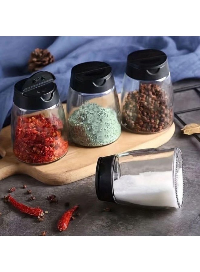 طقم توابل زجاجي، 4 قطع - Image 2